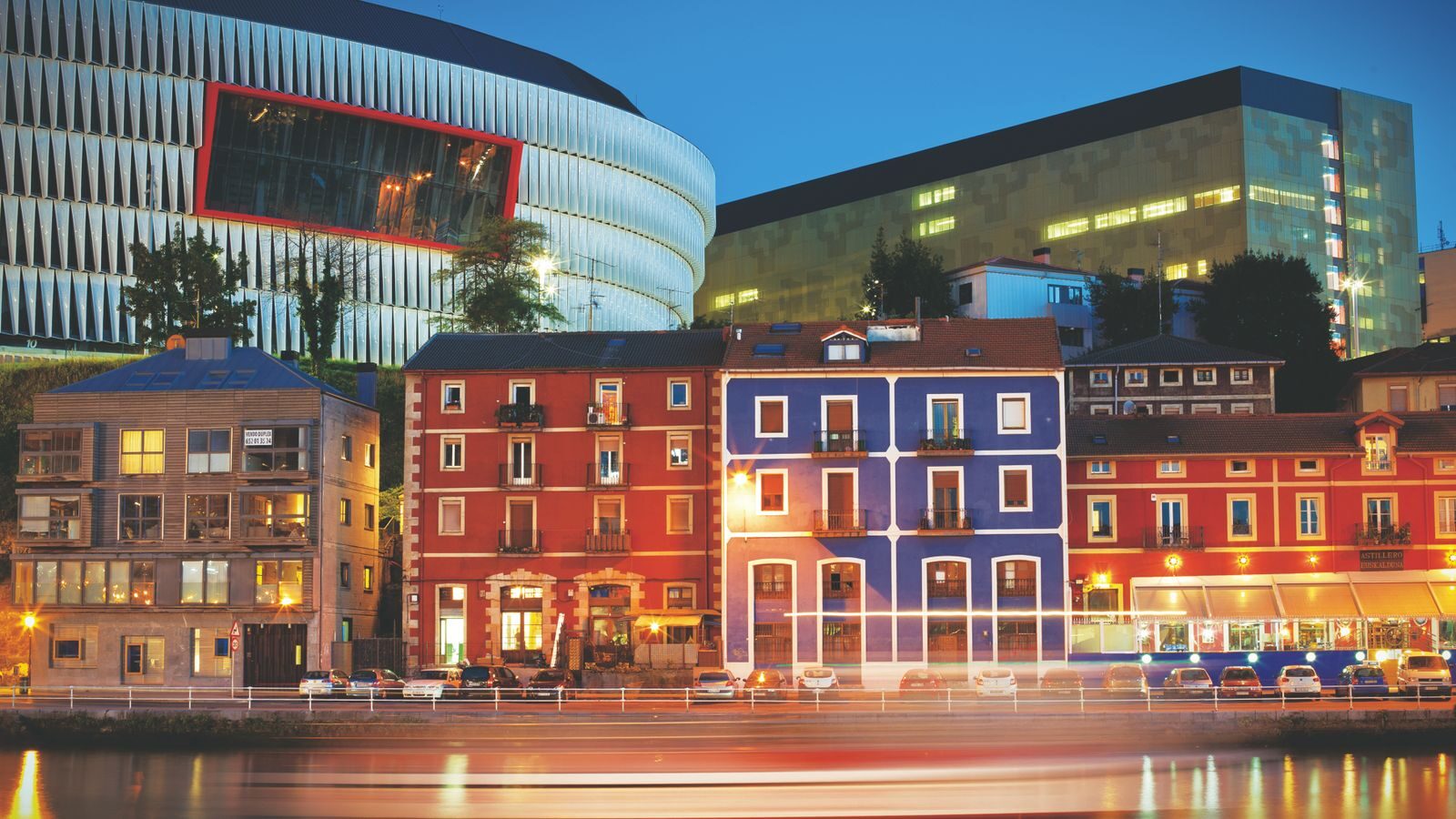 Barrios de Bilbao junto a la ría